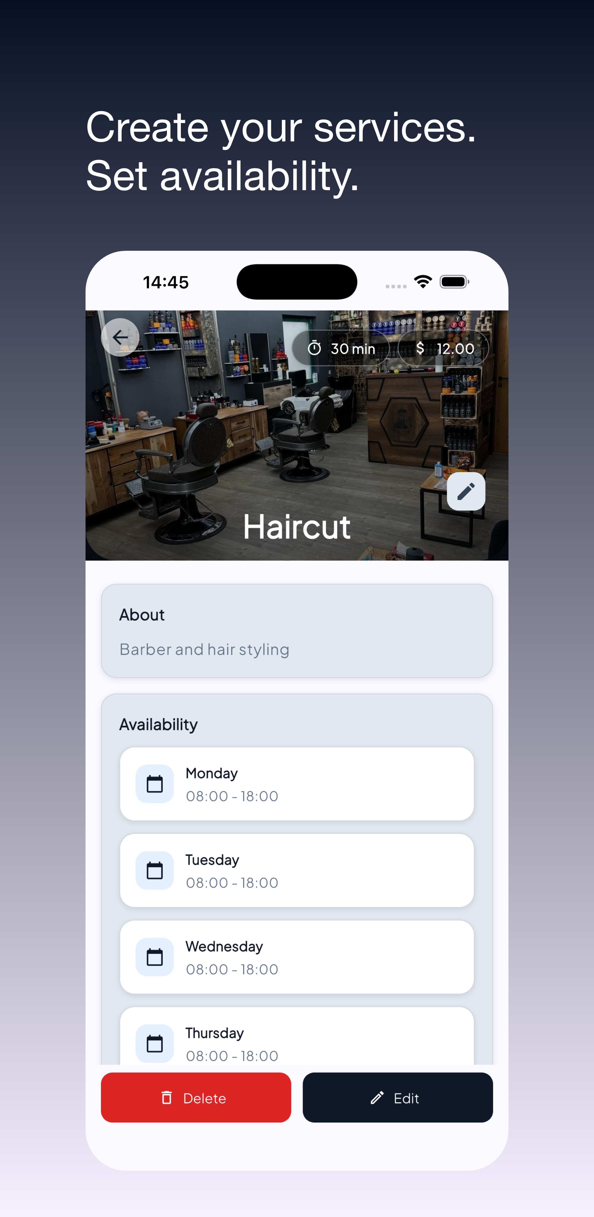 Dallula service detail